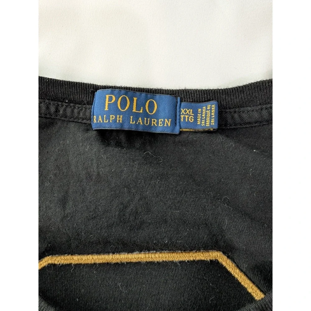 Polo Ralph Lauren Long Sleeve Rugby Style Mens Shirt Sz.XXL Embroidered Big Pony